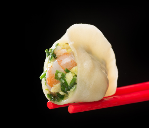 餃子機怎么包一餃一蝦大餡餃？